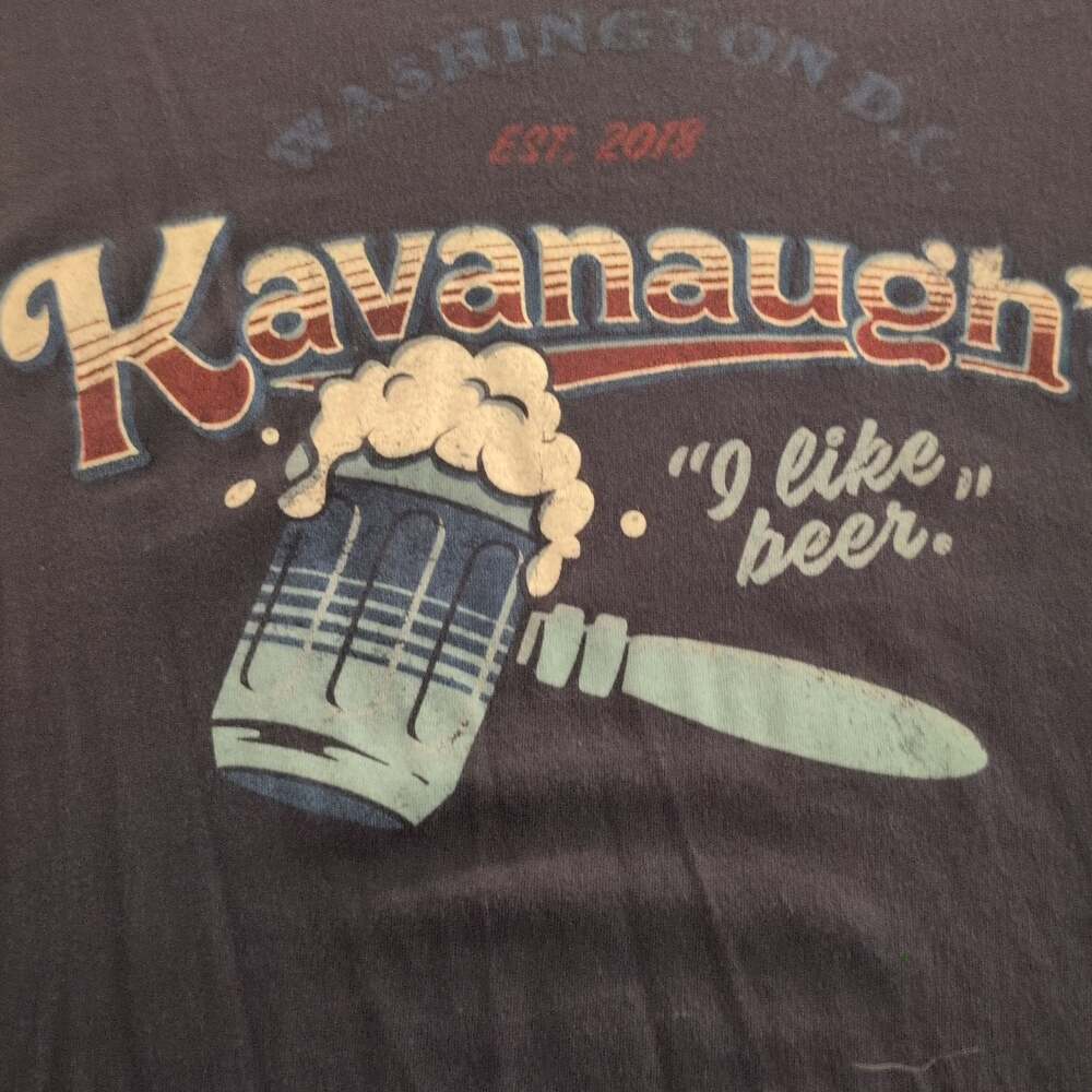 Nine Line Shirt Mens XL Blue Crew USA Veteran Fight Company Pub Brewery Adult - Picture 1 of 2